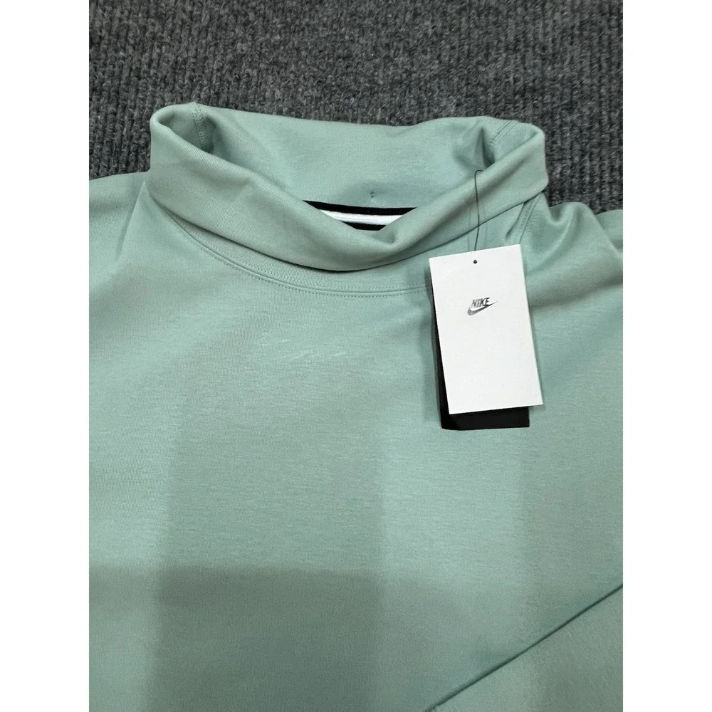 Nike‎ Sportswear Tech Mens Large Turtleneck Sweatshirt Shirt Long Sleeve FB8169